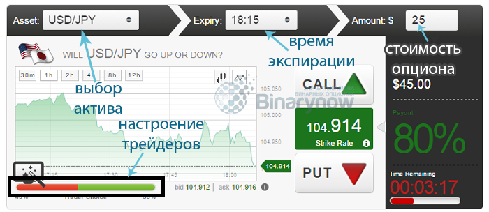 Переменные при работе с бинарами